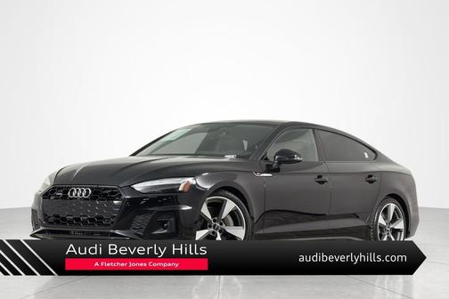 Mythos Black Metallic 2021 Audi A5 Sportback 45 S Line Premium Plus