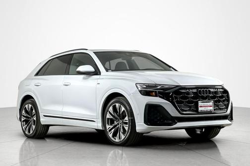 Glacier White Metallic 2026 Audi Q8 55 Premium Plus