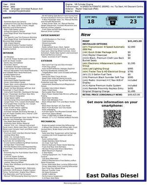 2018 Jeep Wrangler Unlimited Rubicon