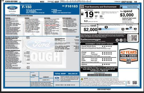 2019 Ford F-150 Lariat