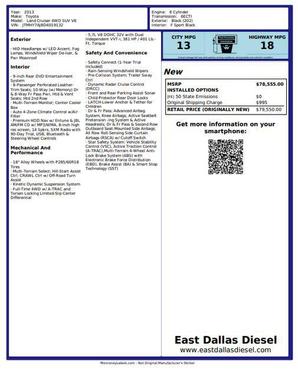 2013 Toyota Land Cruiser Base