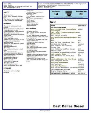 2006 Dodge Ram 2500 SLT Quad Cab