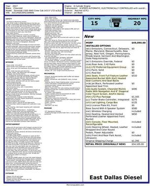 2017 Chevrolet Silverado 1500 LTZ