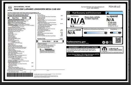 2019 RAM 2500 Longhorn