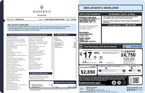 2020 Maserati Levante S GranLusso