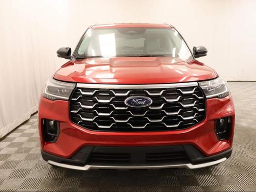 Rapid Red Metallic Tinted Clearcoat 2026 Ford Explorer Platinum