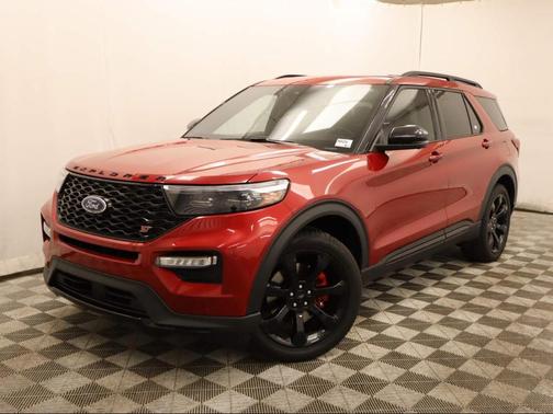 Rapid Red Metallic Tinted Clearcoat 2022 Ford Explorer ST