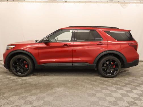 Rapid Red Metallic Tinted Clearcoat 2021 Ford Explorer ST