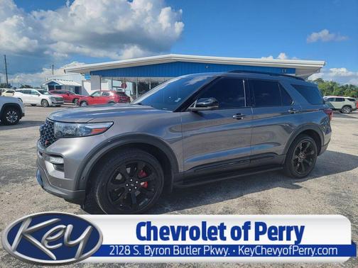 Gray Metallic 2021 Ford Explorer ST