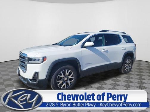 Summit White 2021 GMC Acadia SLT