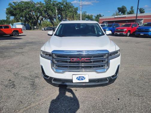Summit White 2021 GMC Acadia SLT