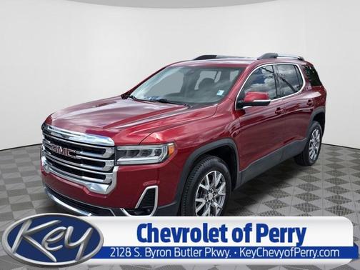 Cayenne Red Tintcoat 2021 GMC Acadia SLT