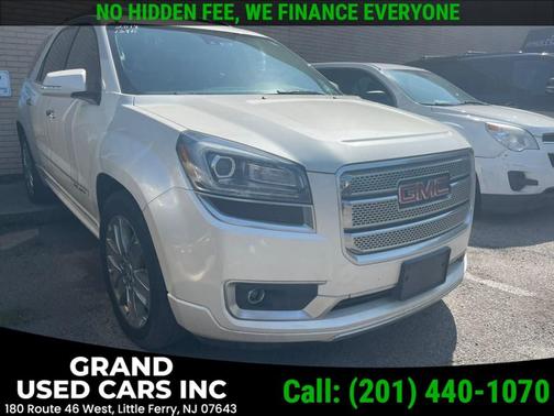 White Diamond Tricoat 2014 GMC Acadia Denali