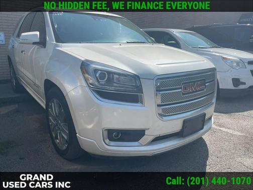 White Diamond Tricoat 2014 GMC Acadia Denali