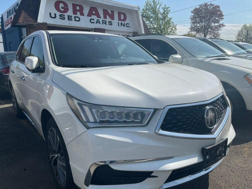 White Diamond Pearl 2019 Acura MDX 3.5L w/Technology Package