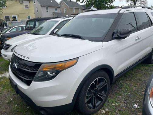 White Platinum Metallic Tri-Coat 2013 Ford Explorer Sport