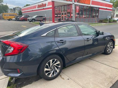 Modern Steel Metallic 2017 Honda Civic EX