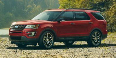White Platinum Metallic Tri-Coat 2017 Ford Explorer sport