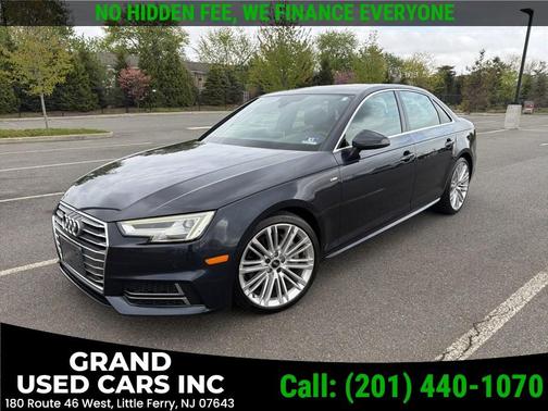 Blue 2017 Audi A4 2.0T Premium Plus