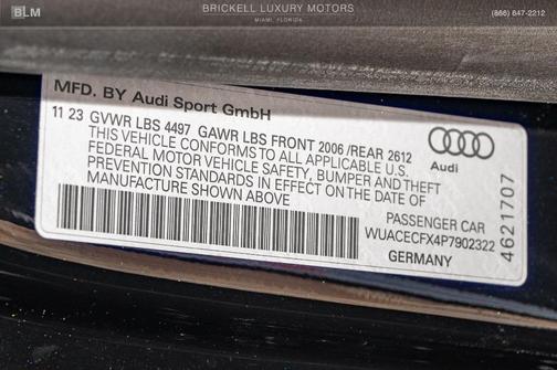 2023 Audi R8 5.2 V10 performance