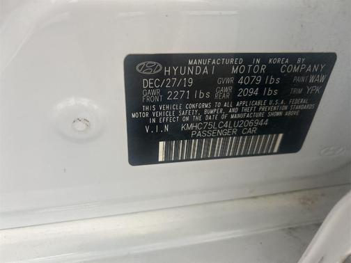 2020 Hyundai IONIQ Hybrid SE