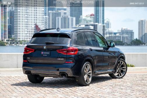 Carbon Black Metallic 2019 BMW X3 M40i