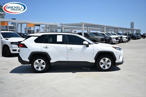 Super White 2021 Toyota RAV4 XLE
