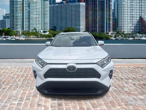 Super White 2021 Toyota RAV4 XLE