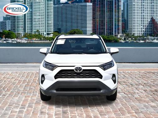 Super White 2021 Toyota RAV4 XLE