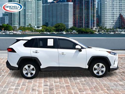 Super White 2021 Toyota RAV4 XLE