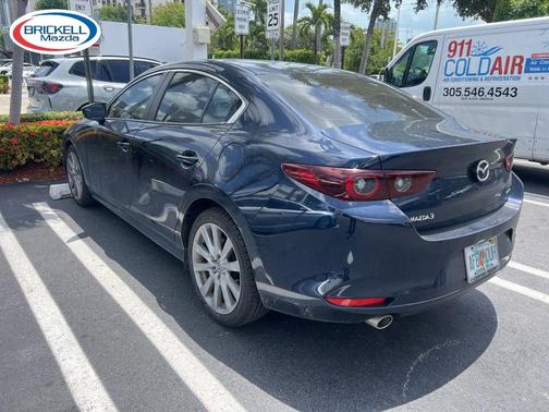 Deep Crystal Blue Mica 2022 Mazda Mazda3 FWD w/Preferred Package