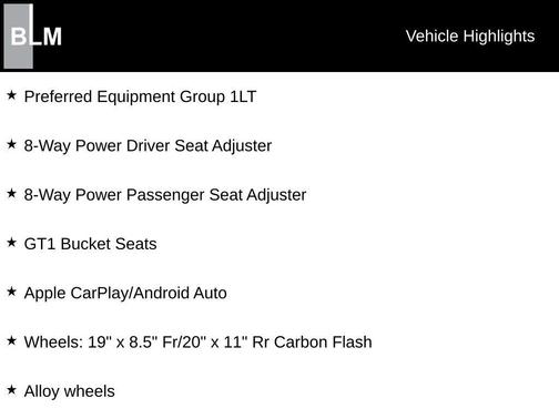 2023 Chevrolet Corvette Stingray w/1LT