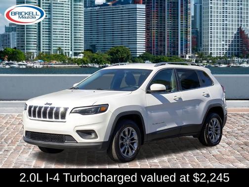 Bright White Clearcoat 2019 Jeep Cherokee Latitude Plus