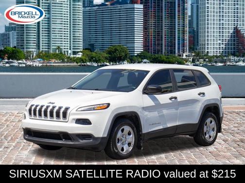 Bright White Clearcoat 2017 Jeep Cherokee Sport