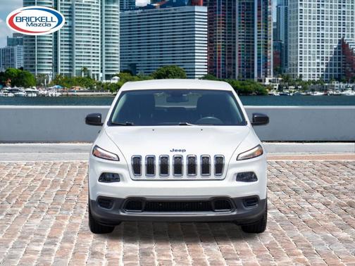 Bright White Clearcoat 2017 Jeep Cherokee Sport