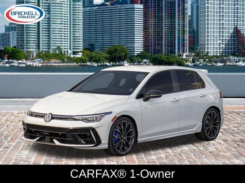 Pure White 2025 Volkswagen Golf R 2.0T