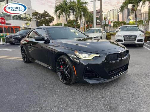 Black Sapphire Metallic 2022 BMW M240 i xDrive