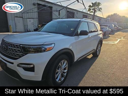 White Metallic 2020 Ford Explorer Limited