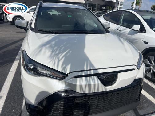 Wind Chill Pearl 2023 Toyota Corolla Cross Hybrid S