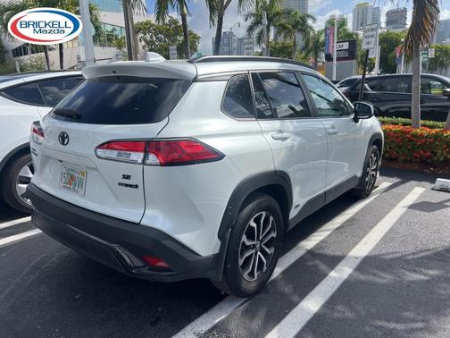 Wind Chill Pearl 2023 Toyota Corolla Cross Hybrid S