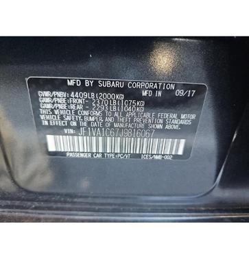 2018 Subaru WRX Premium