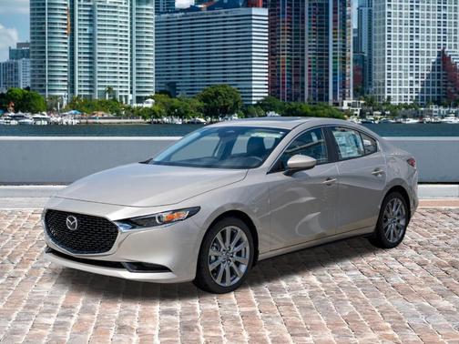 Platinum Quartz Metallic 2026 Mazda Mazda3 FWD w/Preferred Package