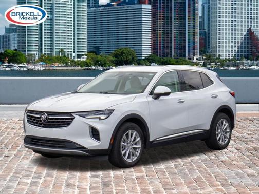 Summit White 2021 Buick Envision Preferred