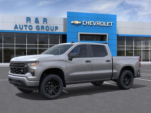 Sterling Gray Metallic 2026 Chevrolet Silverado 1500 Custom