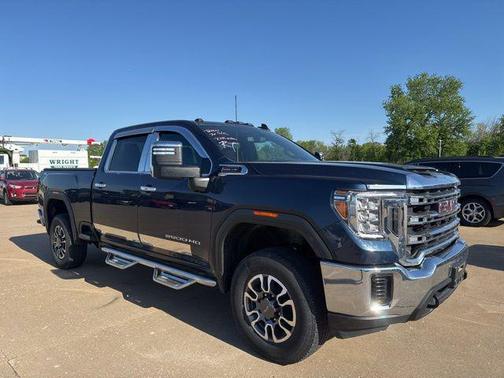 Pacific Blue Metallic 2022 GMC Sierra 2500 SLE