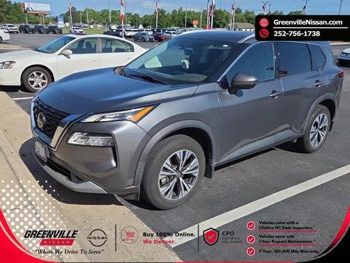 Gun Metallic 2021 Nissan Rogue SV