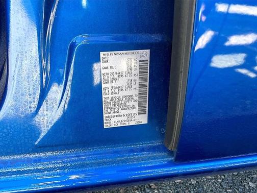 Bluestone Pearl 2024 Nissan Frontier SV