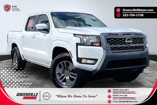 Glacier White 2025 Nissan Frontier SV