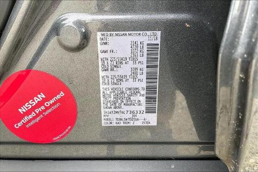 2019 Nissan Rogue SL