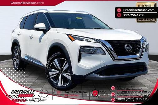 White 2023 Nissan Rogue SL